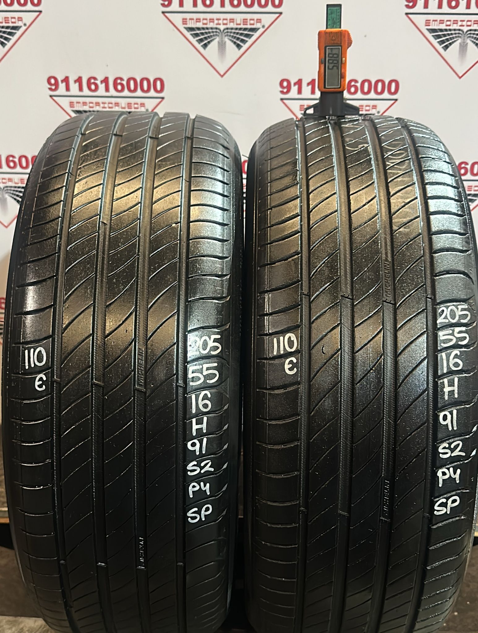 MICHELIN PRIMACY 4 S1 USADO  205/55 R16 91 H